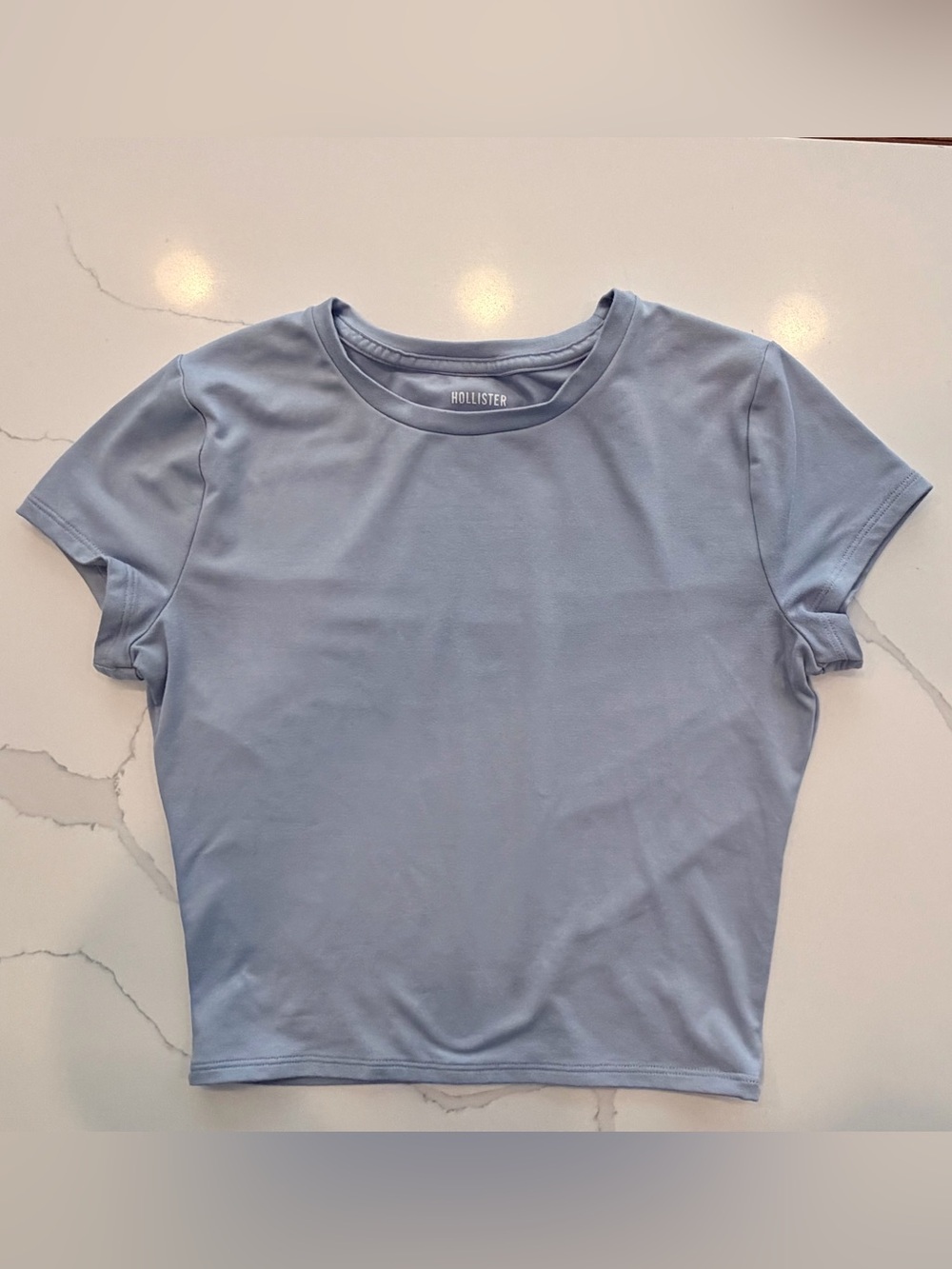Hollister Classic Light Blue Crew Tee